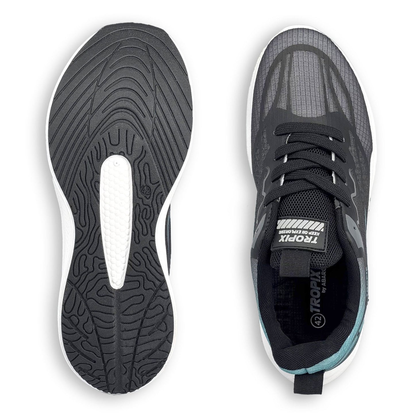 ABARO 99SPA7109H3 Black super-light walking sneaker — view 6