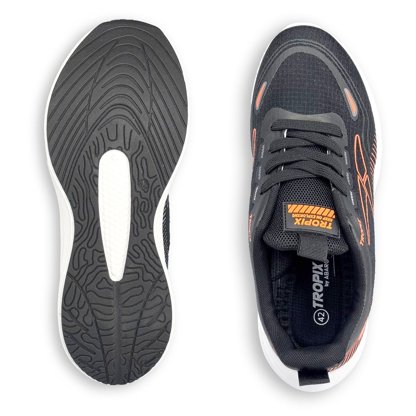 ABARO SPA7109H1 Black super-light running sneaker — view 6