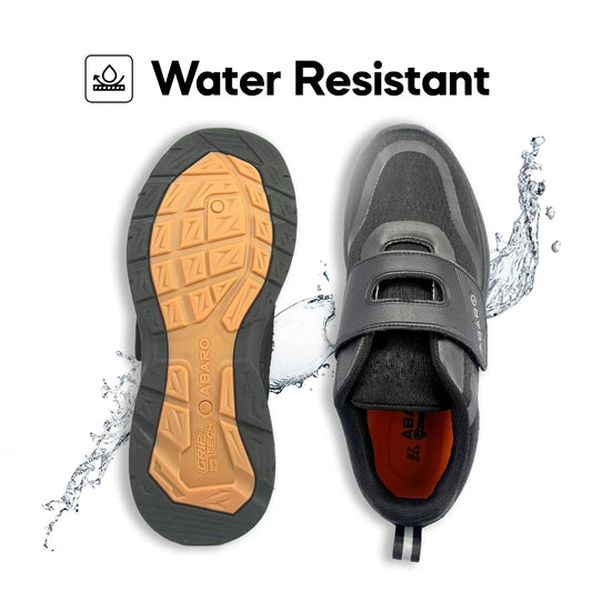 Abaro DryTech + GripTech + NameTech W2331N School Shoes Water Resistant/Name You Shoes/Kasut Sekolah Hitam/Kasut Unisex