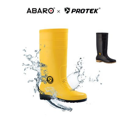 PROTEK Unisex PT70 Calf Rain Boots Fabric Inner Waterproof & Anti-Slip Garden Boots/Kasut Hujan/Kasut Kebun Getah/??/??