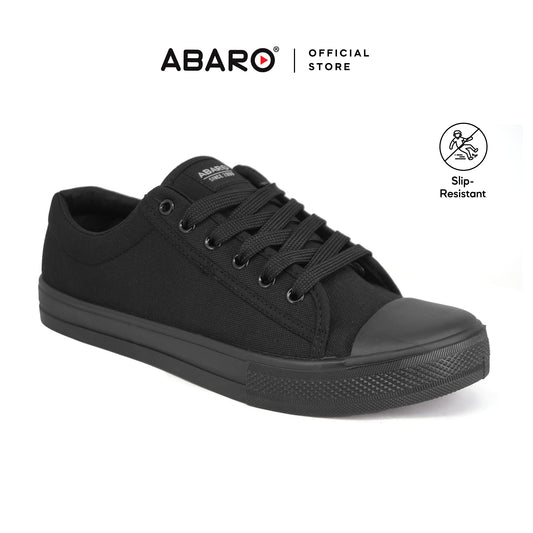 ABARO 7811 x CANGGIH 7811AC Men Unisex/Canvas Shoes/Kasut Sekolah/School Shoes Black/Kasut Sekolah Hitam