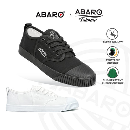 ABARO Takraw AT78205 Better Grip Anti Slip | Kasut Sekolah | Sepak Takraw Training Court Shoes [Local Brand Malaysia]