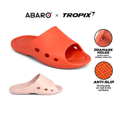 ABARO Tropix Anti-Slip ESA685E1 Super Light Comfy Soft EVA Unisex Slipper/Sandal Perempuan