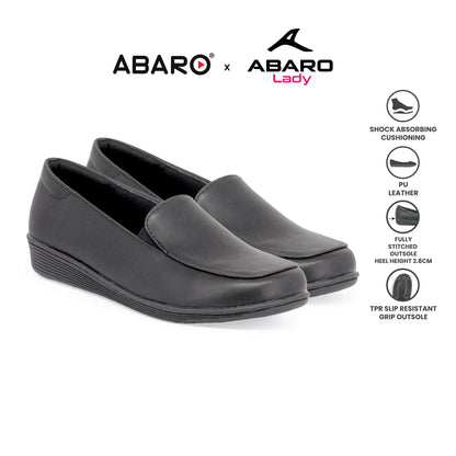ABARO Lady Comfy FMA627S2 Faux Leather Women Formal Shoes/Kasut Formal Perempuan/Kasut Kulit/Kasut Sekolah