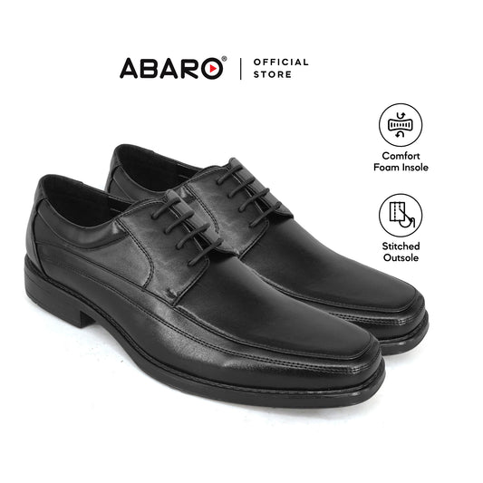 ABARO Men/Boy Faux Leather FMA733M1 FMA733F1 Formal Shoes Plus Size/Kasut Formal Pejabat/Kulit/Kasut Pegawai Kerajaan
