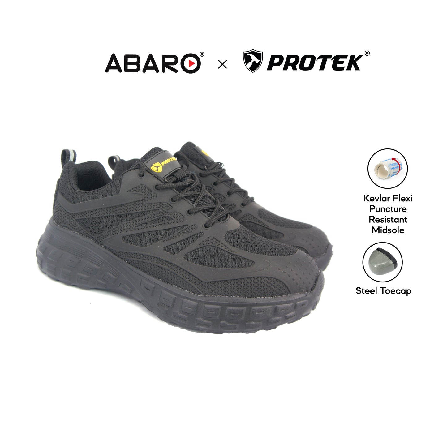 ABARO Safety Boots SFA781L1 PROTEK Safety Boots/Mid Cut/Kasut Keselamatan/Kasut Safety