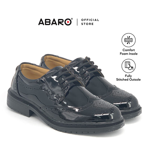 ABARO Men Faux Leather PGA731L5/PGA731H5/Clear-FGA731H15 Formal Shoes/Kasut Office/Pegawai Kerajaan/Kasut Pegawai Polis