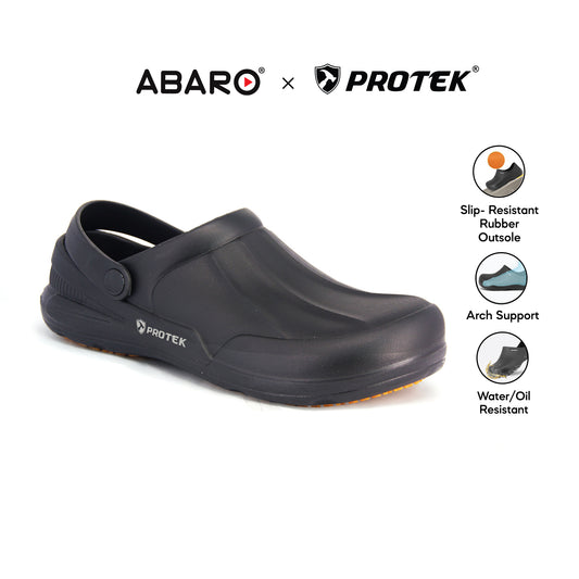 ABARO Kitchen Chef Shoes KCA785B1 PROTEK Non Slip Lightweight Comfortable Ringan Kasut Dapur