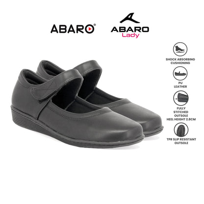 ABARO Lady Comfy FMA627S12 Faux Leather Women Formal Shoes/Kasut Kulit Pejabat/Kasut Formal Wanita