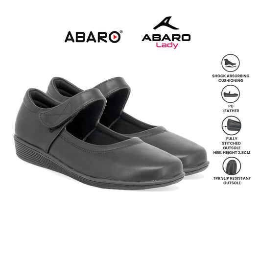 ABARO Lady Comfy FMA627S12 Faux Leather Women Formal Shoes/Kasut Kulit Pejabat/Kasut Formal Wanita