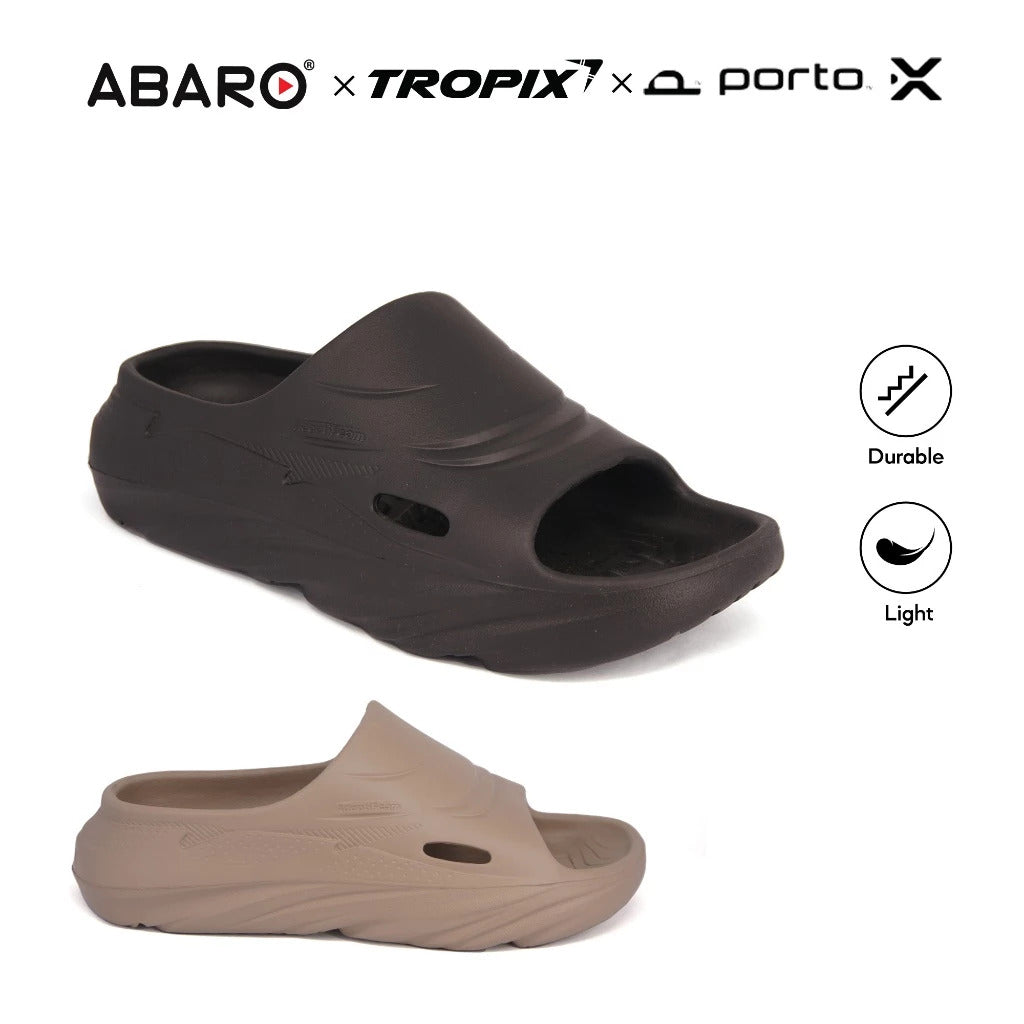 ABARO Super Light Comfy E6006M TROPIX PORTO Soft EVA Unisex Slipper/Sandal Perempuan Lelaki