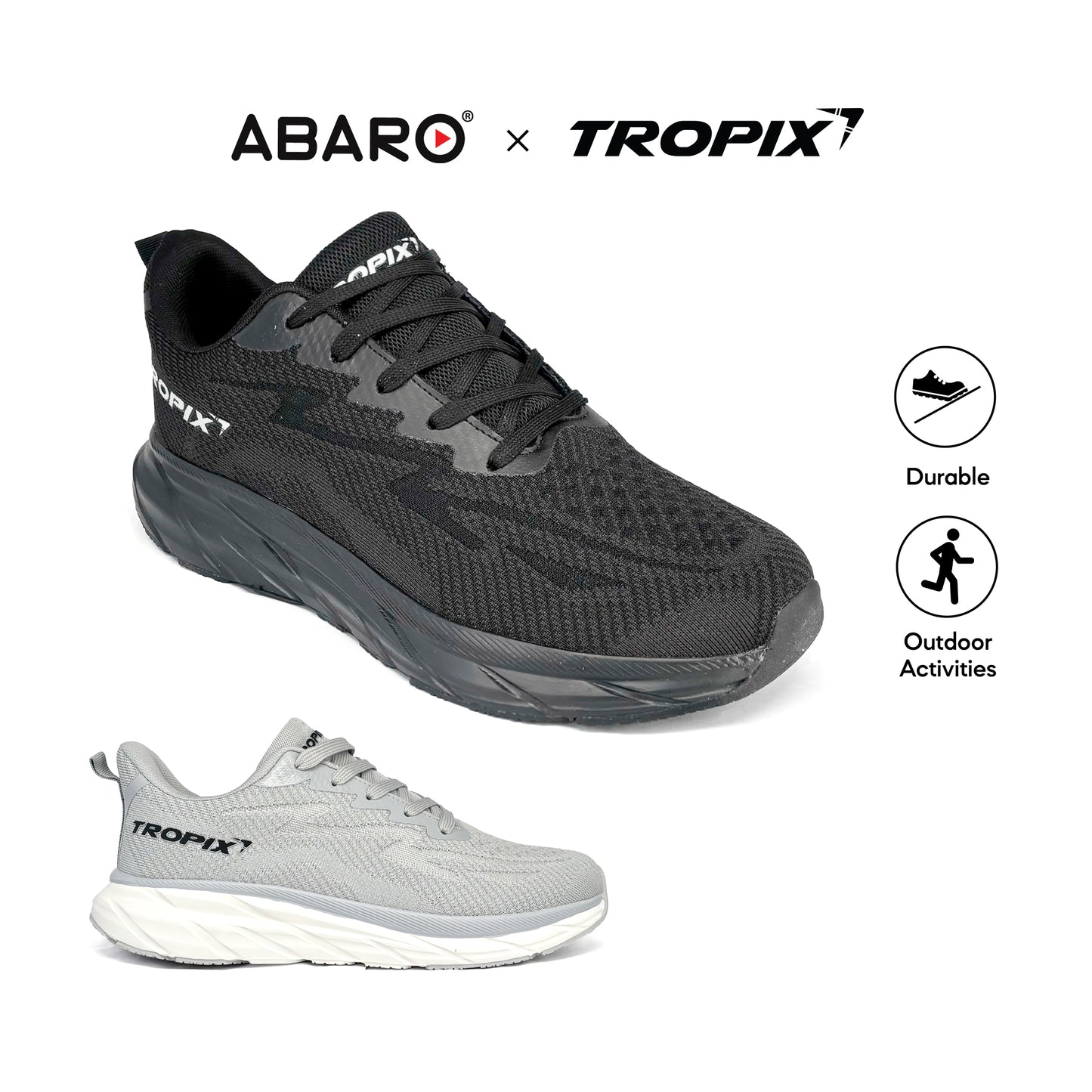 ABARO SPA7100AJ1 TROPIX Men Sneakers with EVA+TPR Outsole Super Light Running Shoes/Kasut Sukan/Sport