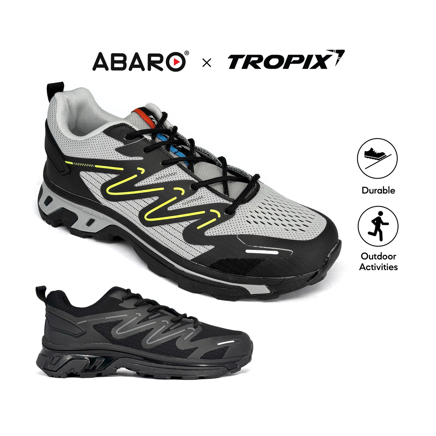 ABARO SPA7100AF1 TROPIX Men Sneakers with EVA+TPR Outsole Super Light Running Shoes/Kasut Sukan/Sport