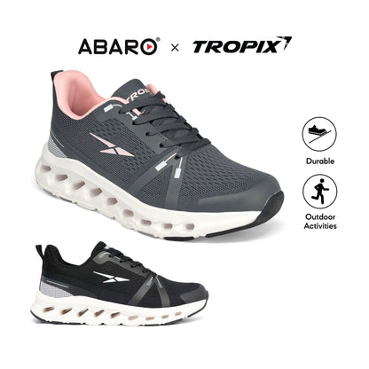 ABARO SPA6100AC1 TROPIX Women Sneakers with EVA+TPR Outsole Super Light Running Shoes/Kasut Sukan/Sport