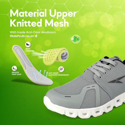 ABARO SPA791AE1 TROPIX Men Sneakers with Mugwort Insole Super Light Running Shoes/Kasut Sukan/Sport