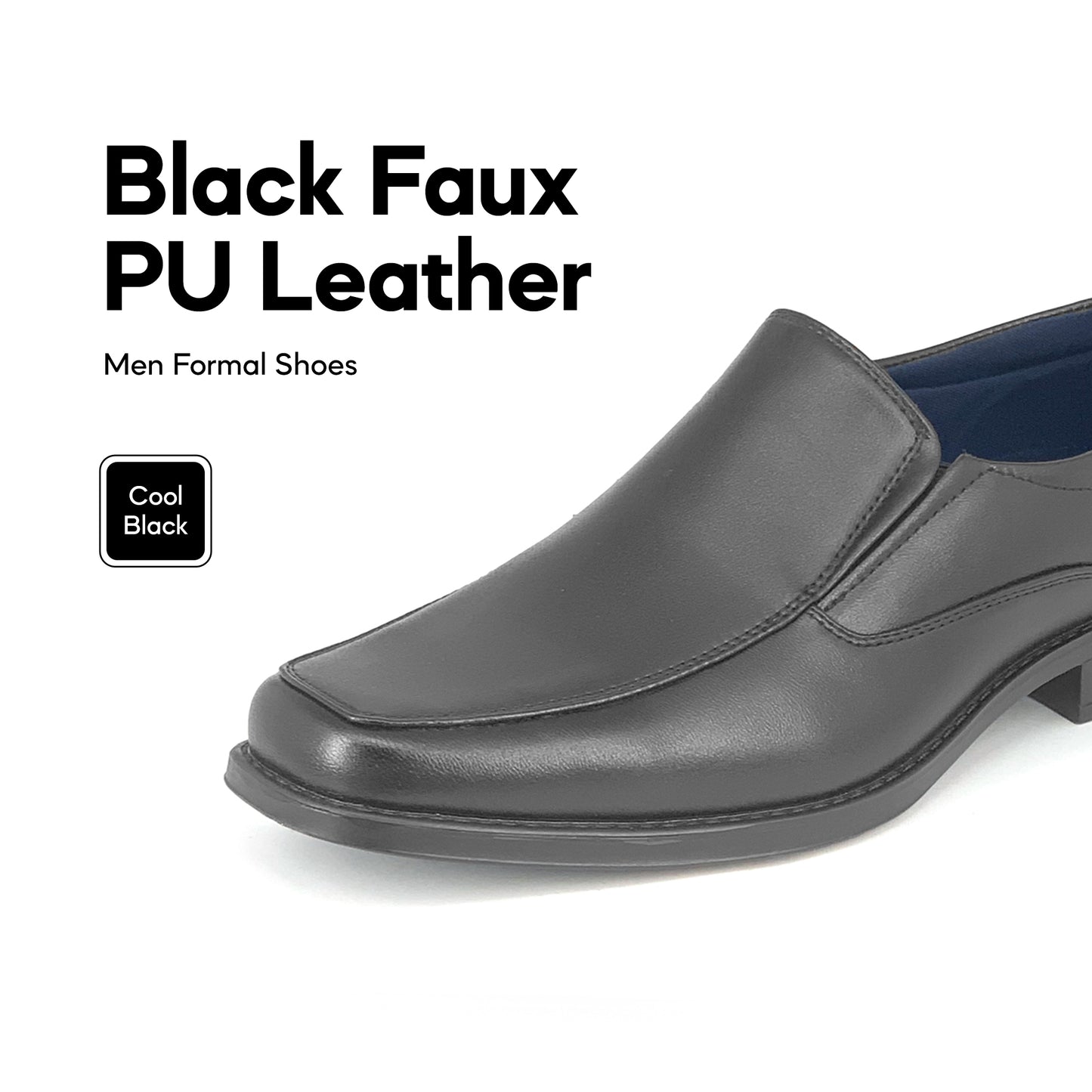 ABARO Men Faux Leather FMA733M6 Men Formal Shoes/Extra Large/Kasut Kulit Pejabat/Kasut Pegawai Kerajaan/Kasut