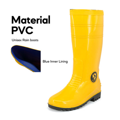 PROTEK Unisex PT70 Calf Rain Boots Fabric Inner Waterproof & Anti-Slip Garden Boots/Kasut Hujan/Kasut Kebun Getah/??/??