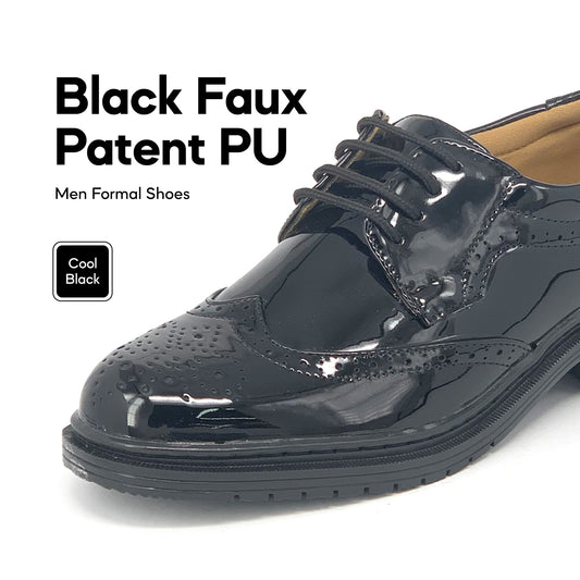 ABARO PGA731L5 black formal shoe — view 2