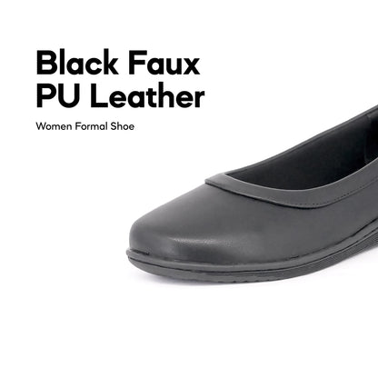 ABARO Lady Comfy FMA627S1 Faux Leather Women Formal Shoes/Kasut Formal Perempuan/Kasut Kulit Sekolah