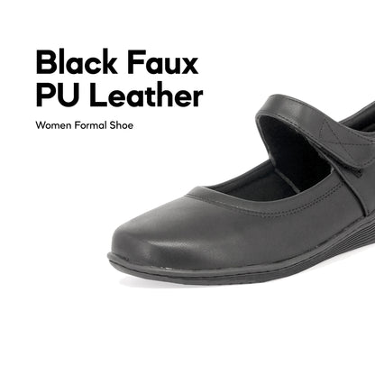 ABARO Lady Comfy FMA627S12 Faux Leather Women Formal Shoes/Kasut Kulit Pejabat/Kasut Formal Wanita