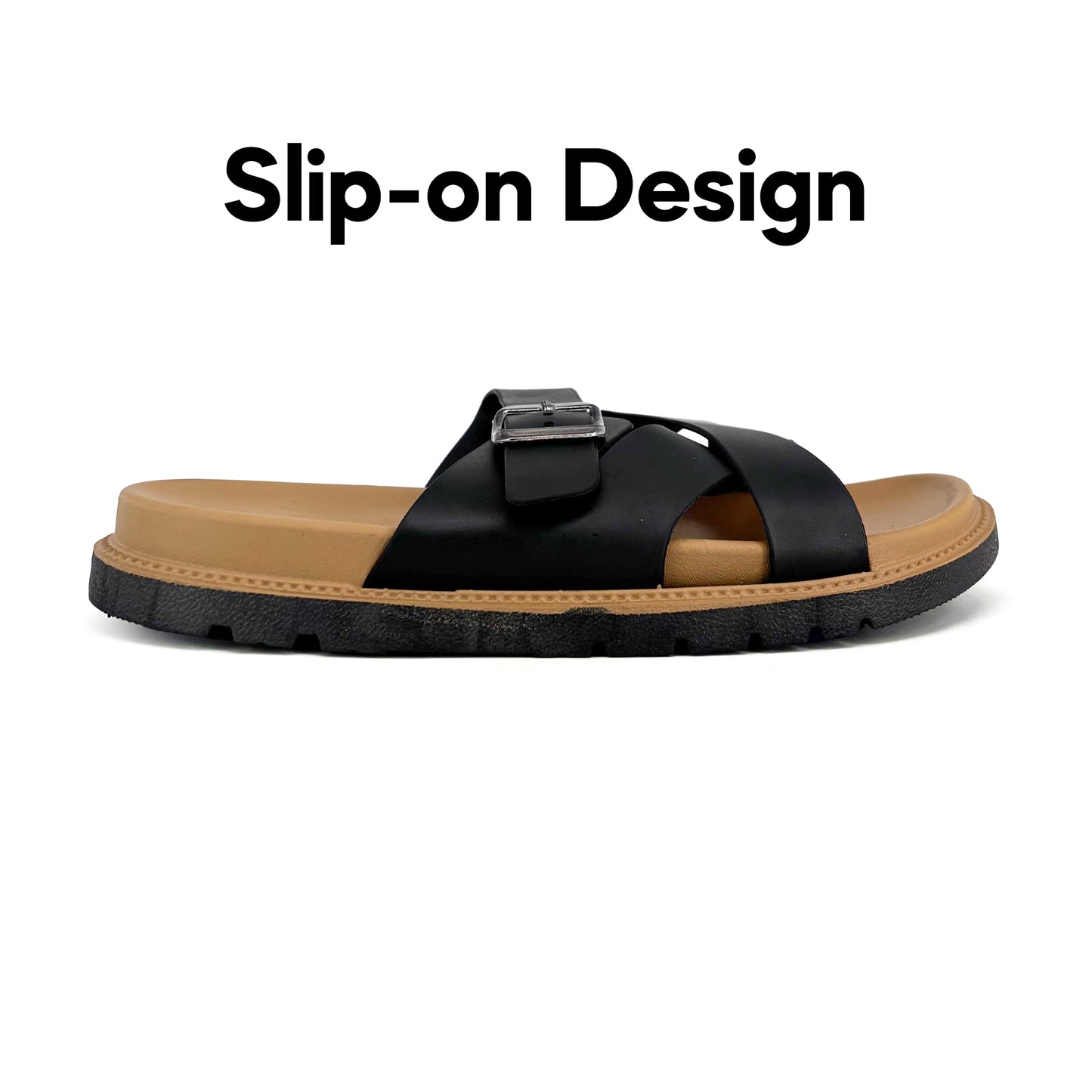 [ONLINE EXCLUSIVE] ABARO Comfy & Stylish 99PSA664K3 TROPIX Durable and Lightweight PVC /Women Slipper/Sandal Perempuan