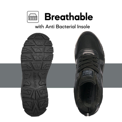 ABARO School Shoes 2355 Sneakers Men Breathable Mesh/ Secondary school/ School Shoes/ Kasut Sekolah Hitam/Kasut Lelaki