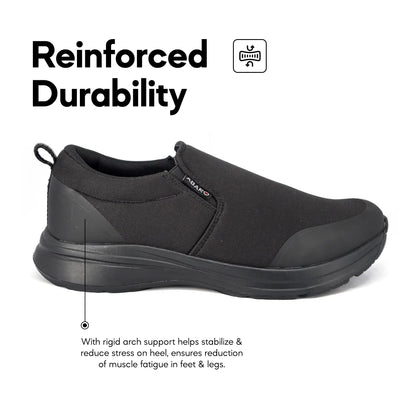 Abaro DryTech W7883 Water Resistant Canvas Shoe/Kasut Kalis Air /School Shoes/Kasut Sekolah Hitam