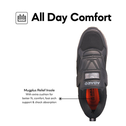 ABARO 2867N Black School Shoes — view 3