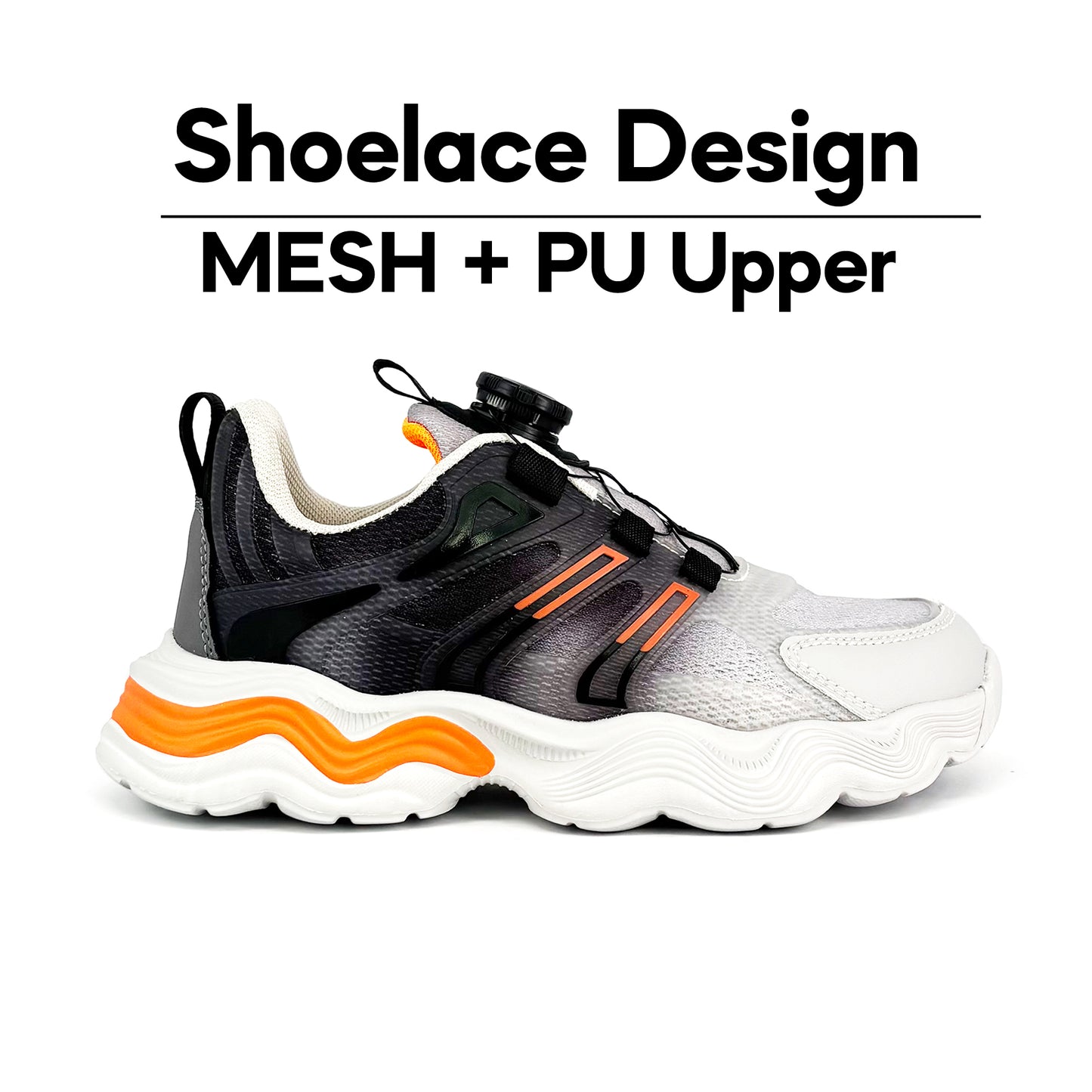 ABARO TwistTech Kids Sport Shoes SPA595AC2T Tropix Kids Sneaker with Mugwort /Running Shoes/Kasut Sukan