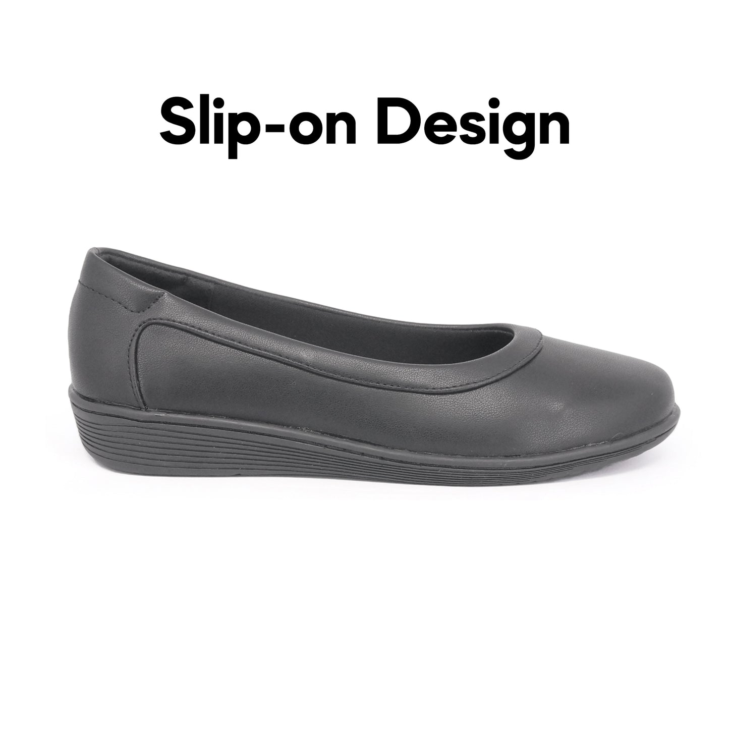 ABARO Lady Comfy FMA627S1 Faux Leather Women Formal Shoes/Kasut Formal Perempuan/Kasut Kulit Sekolah