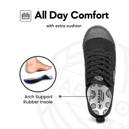 [New Launch] ABARO Takraw AT78205 vs Nanyang Canvas Shoes | Better Grip | School Kasut | Anti Slip