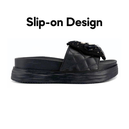 [ONLINE EXCLUSIVE] ABARO Comfy & Stylish 99PSA664J2 TROPIX Durable and Lightweight PVC /Women Slipper/Sandal Perempuan