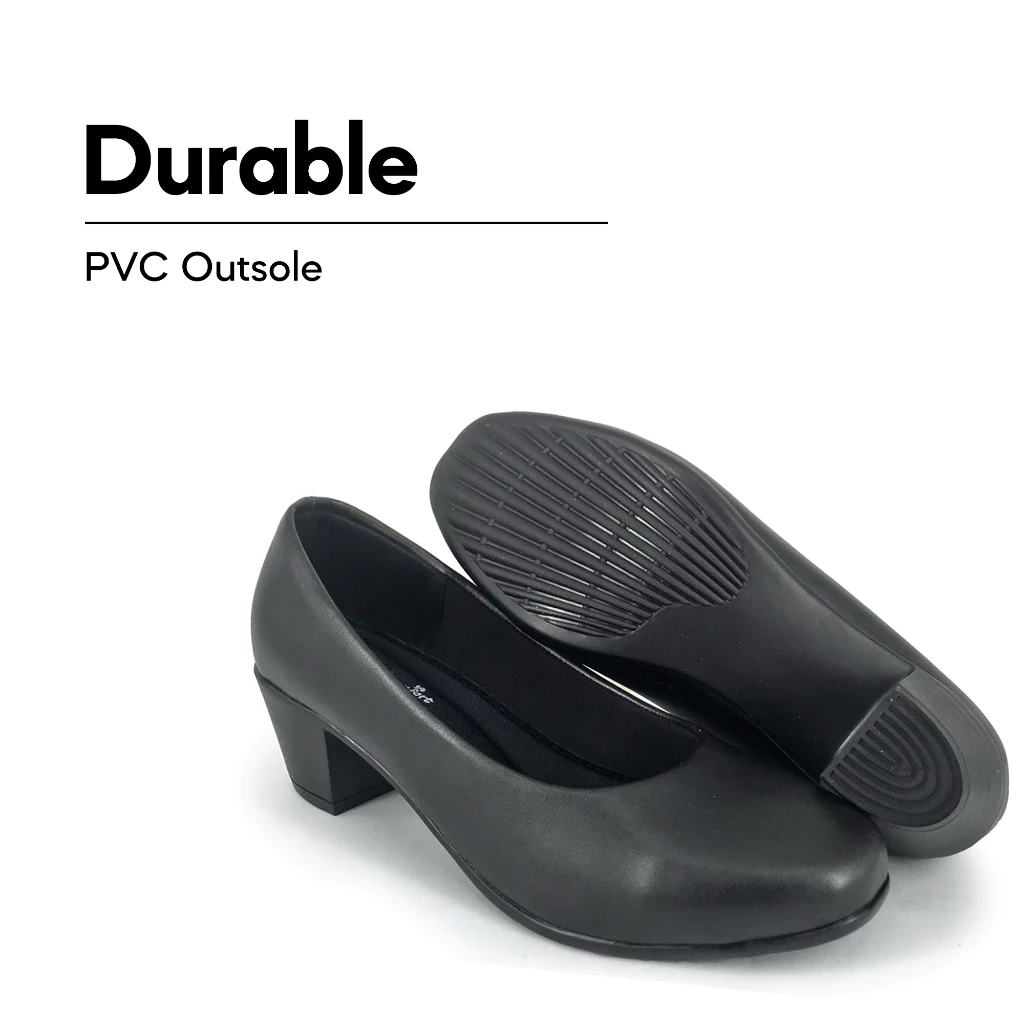 VION Women Formal Shoes FMA627N1 VION Faux Leather Women Formal Shoes/Kasut Formal Perempuan/Kasut Kulit Sekolah