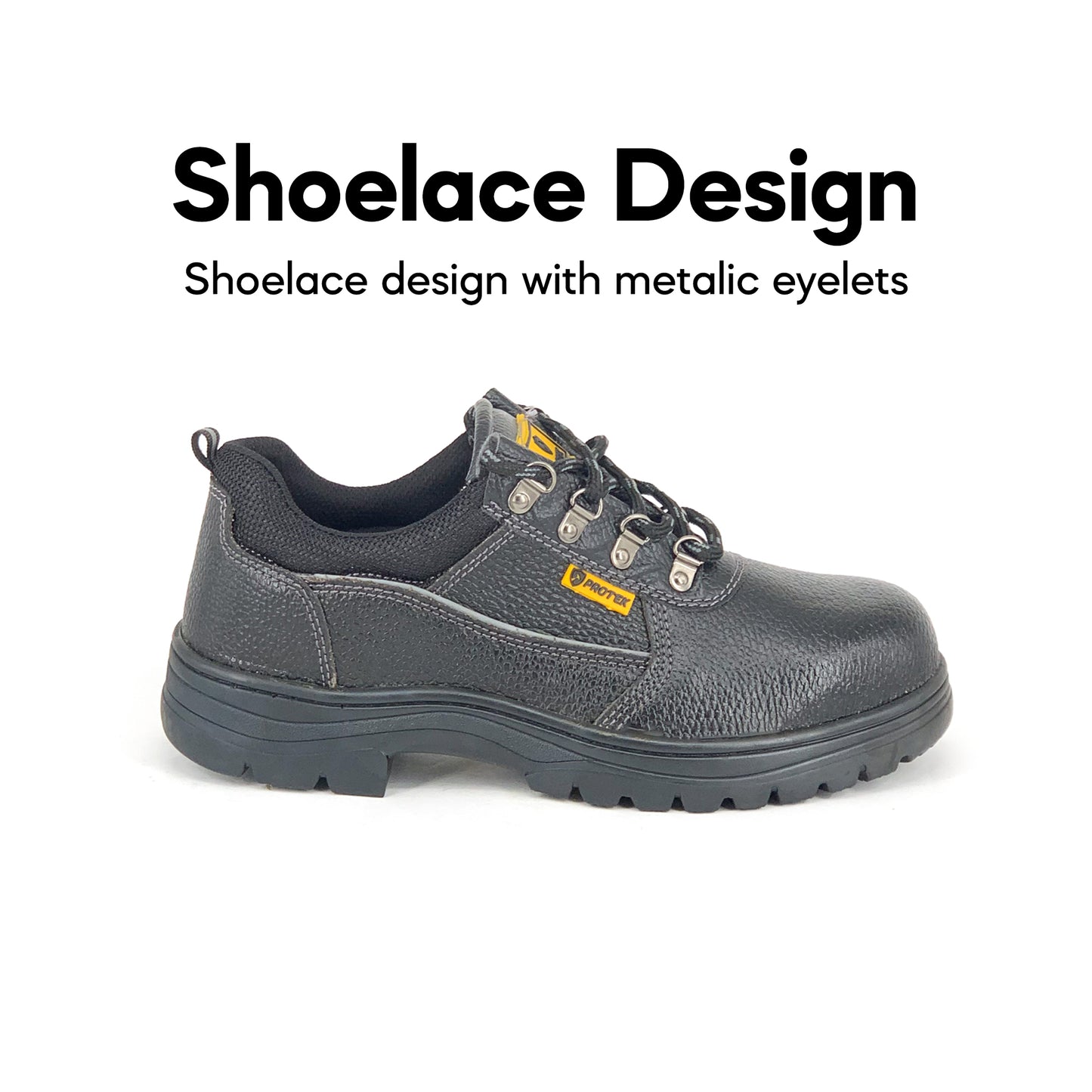 PROTEK Genuine Leather Safety Shoes SFA755J1 Steel Toecap & Midsole/Excellent Grip/Safety Boot/Kasut Kesela