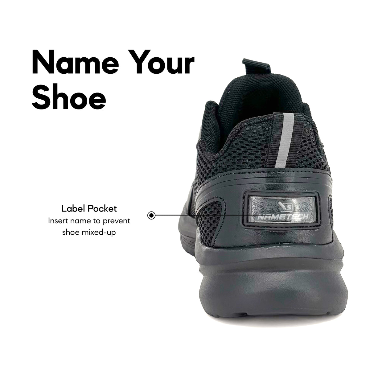ABARO AT2869N NEW AirTech + TwistTech School Shoes + NameTech School Shoes | Breathable Lightweight Kasut Sekolah Unisex