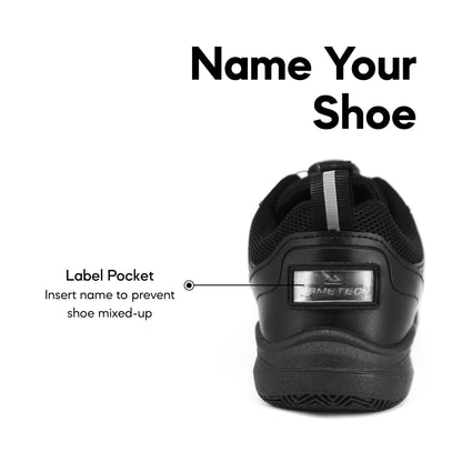 ABARO T2381N TwistTech + NameTech School Shoes/Kasut Unisex/Kasut Tulis Nama