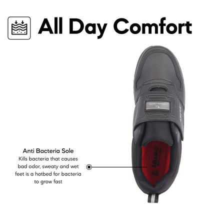 ABARO 2671N Black Secondary School Shoes — view 4