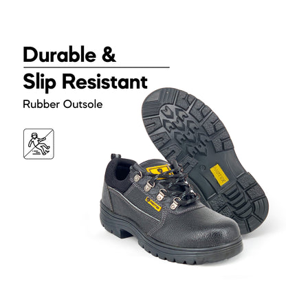 PROTEK Genuine Leather Safety Shoes SFA755J1 Steel Toecap & Midsole/Excellent Grip/Safety Boot/Kasut Kesela