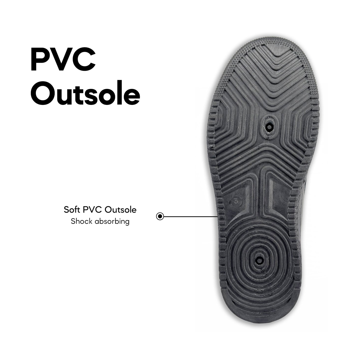 ABARO 2699 Anti Bacterial Super Comfy/School Shoes/Kasut Sekolah Hitam