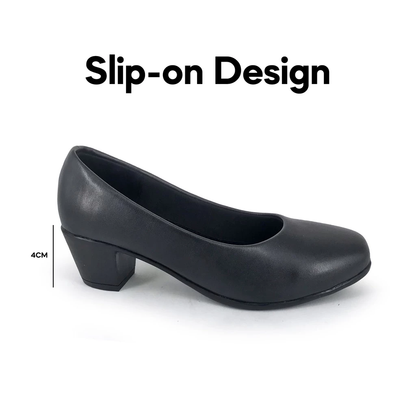 VION Women Formal Shoes FMA627N1 VION Faux Leather Women Formal Shoes/Kasut Formal Perempuan/Kasut Kulit Sekolah