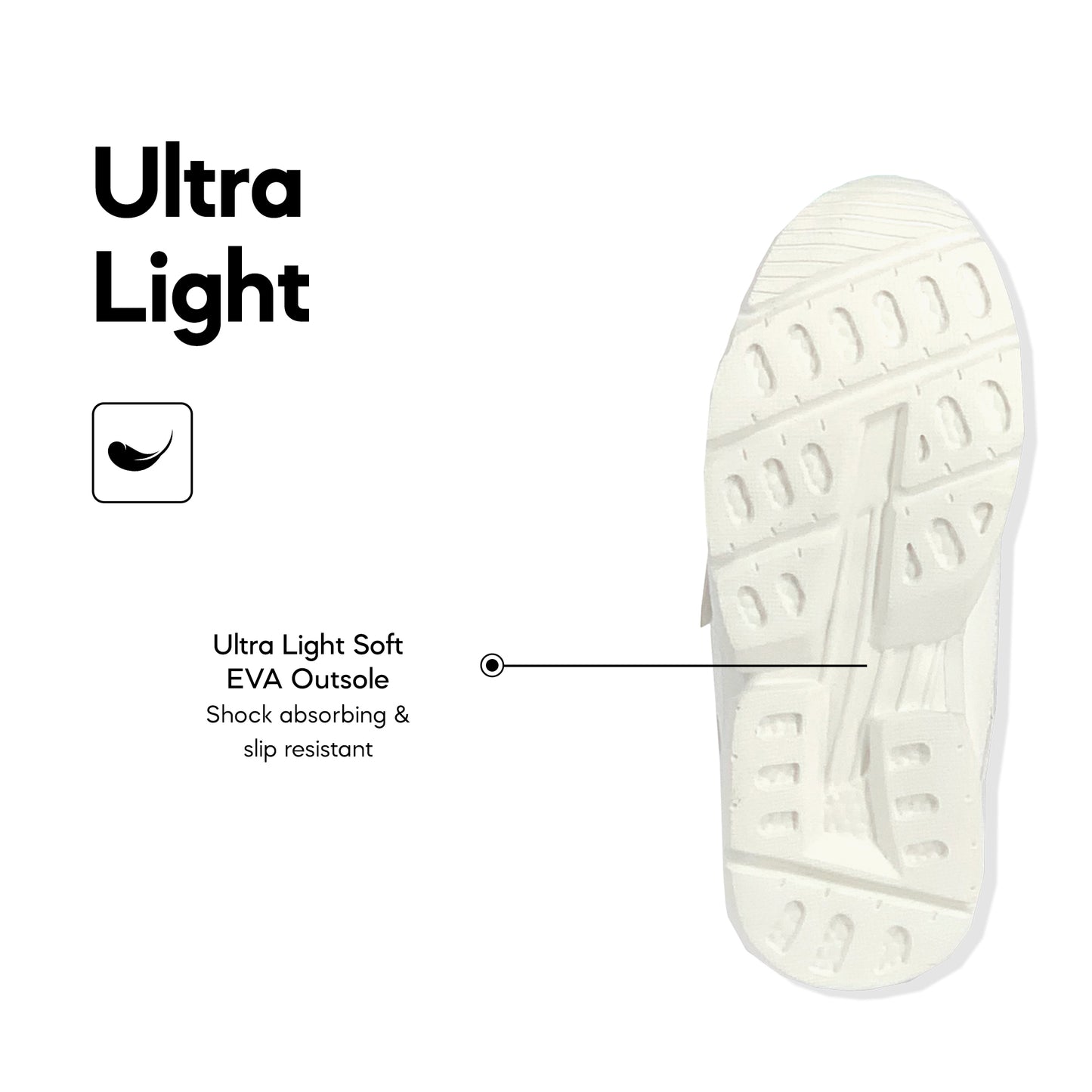 ABARO Ultralight Unisex White School Shoes 2907N Breathable Mesh/Super Comfy Sneaker/Kasut Sekolah Putih