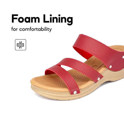 ABARO TROPIX WDL644B3 Women Wedges Comfort PU Leather Women Wedges/Kasut Perempuan/Sandal Perempuan/Kasut Wanita