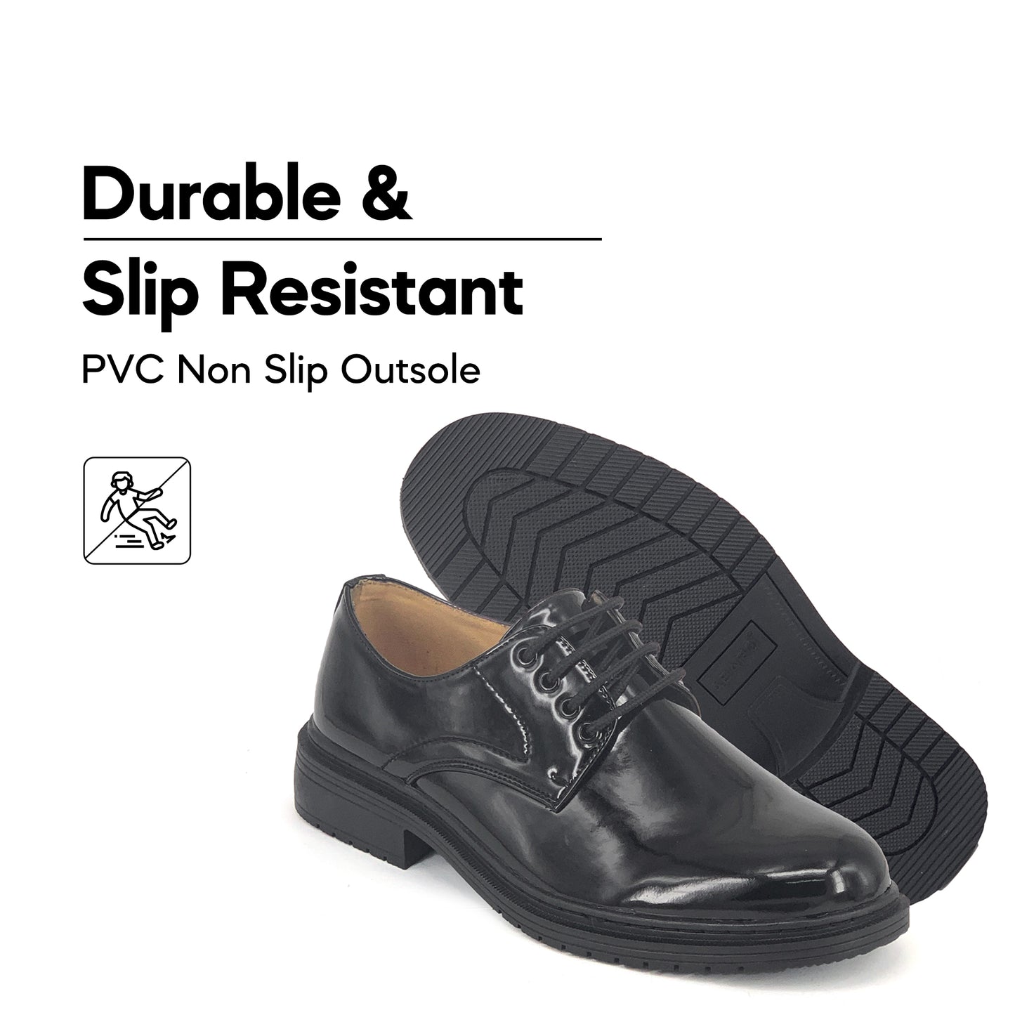 Abaro Men Faux Leather Formal Shoes FPA731L2 -[online special - limited size] Kasut Pejabat/Kasut Kilat