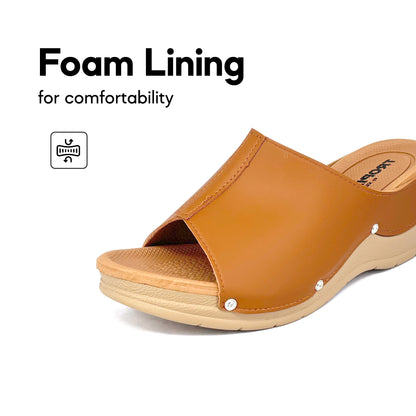 ABARO TROPIX WDL644B1 Women Wedges Comfort PU Leather Women Wedges/Kasut Perempuan/Sandal Perempuan/Kasut Wanita