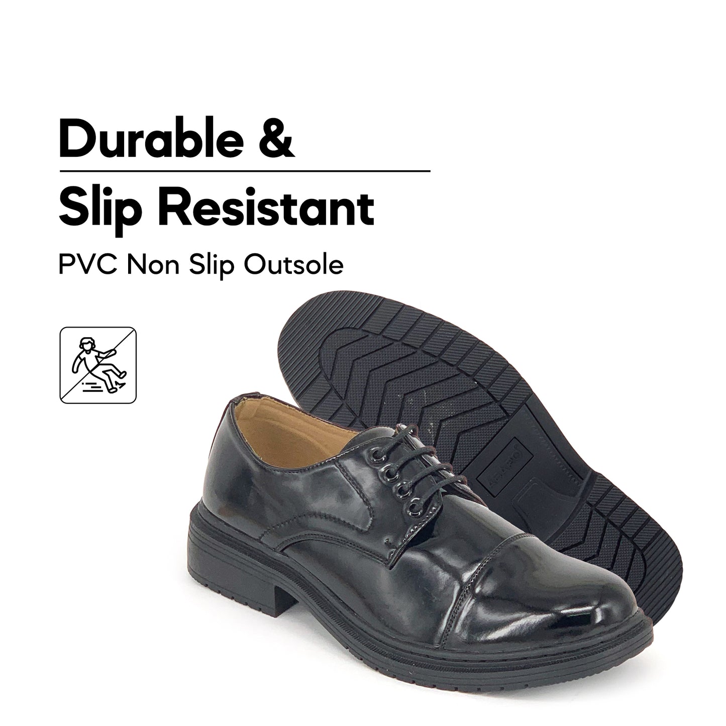 Abaro Faux Leather Formal Shoes FPA731L1-online special - limited size Formal Shoes/Kasut Kulit Pejabat