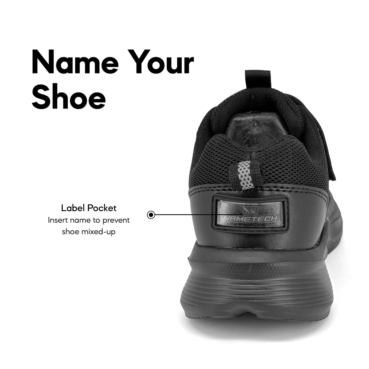 ABARO G2853N NEW GrowFitTech School Shoes | Kasut Sekolah Kanak-Kanak | Extra Room as Feet Grow | Lightweight