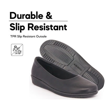 ABARO Lady Comfy FMA627S11 Faux Leather Women Formal Shoes/Kasut Kulit Pejabat/Kasut Formal Wanita