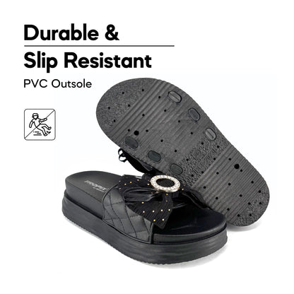 [ONLINE EXCLUSIVE] ABARO Comfy & Stylish 99PSA664J2 TROPIX Durable and Lightweight PVC /Women Slipper/Sandal Perempuan