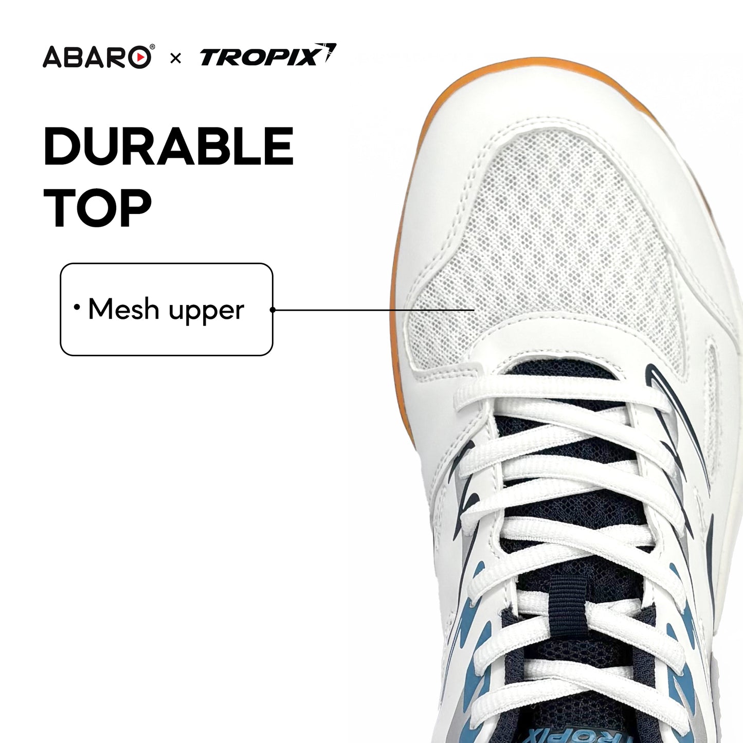 ABARO BTA798B1 TROPIX Men Sneakers with Super Light Badminton Shoes/ Kasut Sukan/ Sport Shoes Men/ Kasut Badminton