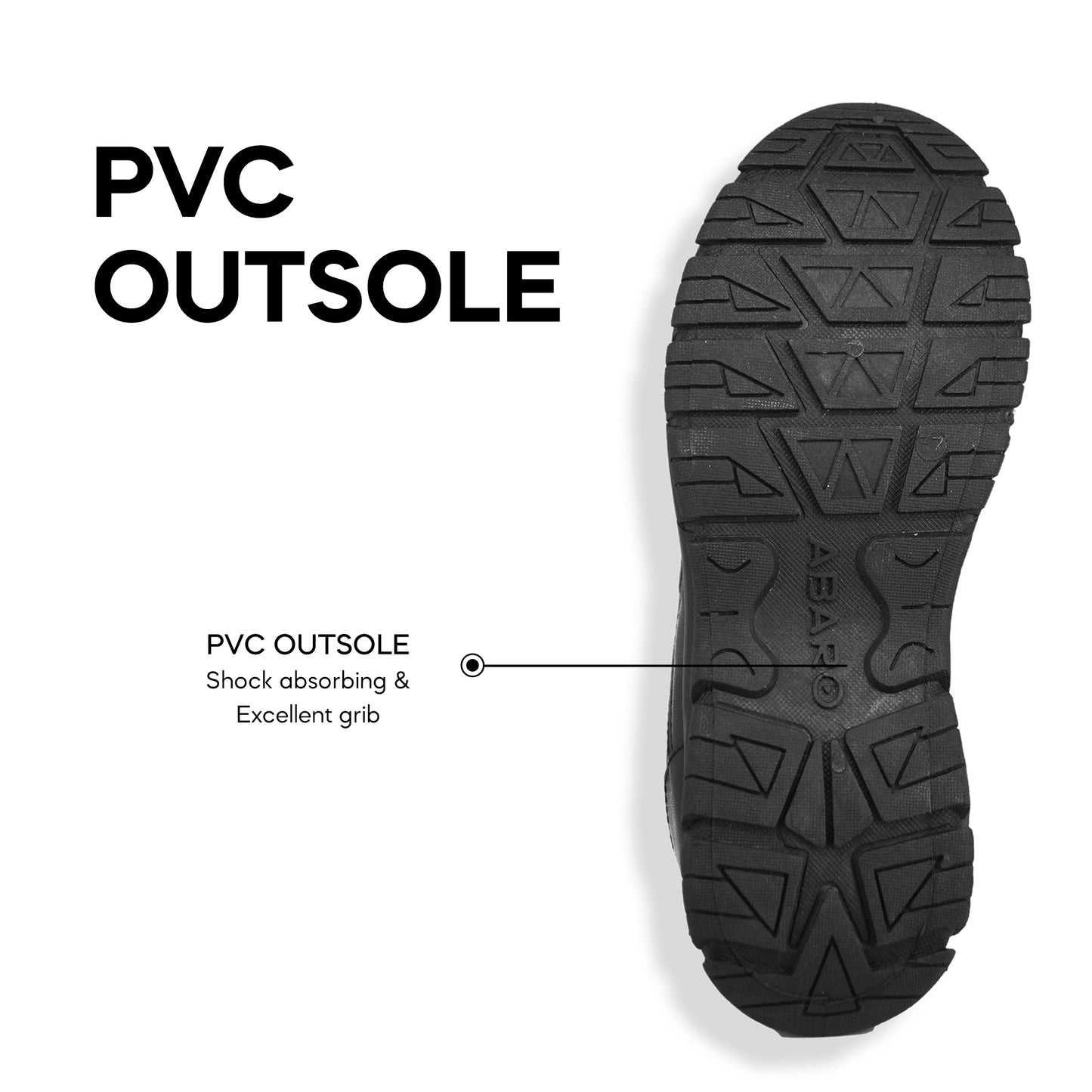 ABARO School Shoes 2355 Sneakers Men Breathable Mesh/ Secondary school/ School Shoes/ Kasut Sekolah Hitam/Kasut Lelaki